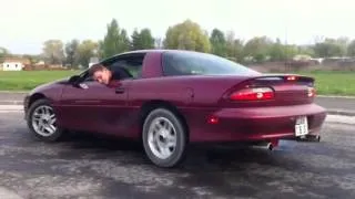 Camaro Burnout Attempt