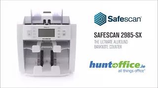 Safescan 2985-SX Automatic 1,5 Pocket Banknote Value Counter