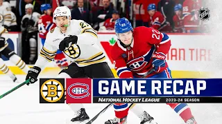 Bruins @ Canadiens 11/11 | NHL Highlights 2023