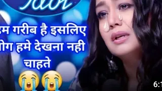 Ham Hain गरीब हमको रोटी कौन खिलायेगा😭🎤 Amit idle official Indian Idol Neha Kakkar #video