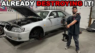 Instantly Stripping My NISSAN Cima! HOW I CHEATED THE DMV..