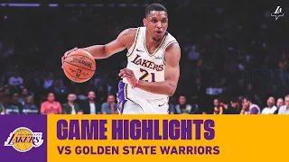 HIGHLIGHTS | Zach Norvell Jr. vs. Golden State Warriors (10/14/19) | Lakers
