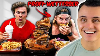 Profi Wettesser verrät seine Tricks um mehr zu essen 😍 I The Franklin Reaktion