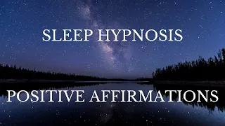 POSITIVE AFFIRMATIONS as you SLEEP: SLEEP HYPNOSIS: Female Voice 1 HR: Kimberly Ann O'Connor
