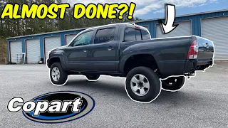 CRAZY Transformation! Rebuilding a wrecked Toyota Tacoma part 11