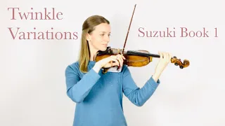 Twinkle, Twinkle Little Star with Variations, Suzuki Book 1in performance tempo