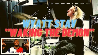 Drummer Reacts - Wyatt Stav "Waking The Demon By Bullet For My Valentine"