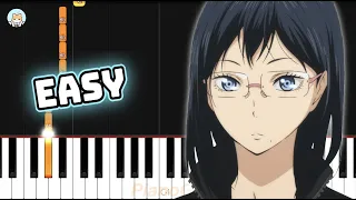 Haikyuu!! To the Top ED - "Kessen Spirit" - EASY Piano Tutorial & Sheet Music