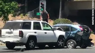 WATCH: SUV Continuously Rams Parked Vehicle In Alleged Sacramento Road Rage