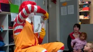 Ronald McDonald Visits Jigsaw Preschool