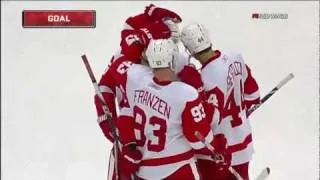 Detroit Red Wings Score Two in 13 Seconds 2/2/11