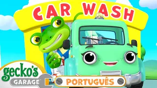O Lava-Jato Fugiu! | 1 HORA DO GECKO! | Desenhos Animados Infantis em Português