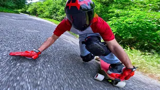 👻 Consonno Longboard Downhill Spot ( by Sbanda Brianza ) | 1️⃣st full road run | Raw clip 👻