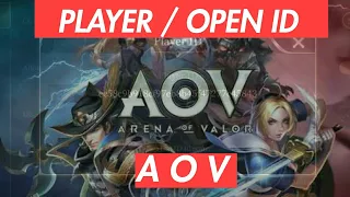 Garena AOV - Open/Player ID (How to Get Them)