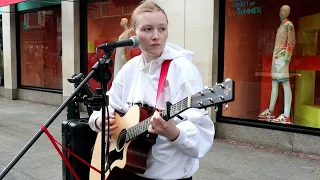 Ed Sheeran (The A Team) Performed by Leah Mooney on Grafton Street.