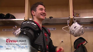 Alexandre Texier 1st Period Highlights in his NHL Debut (Apr. 5, 2019)