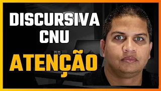 CUIDADO - DISCURSIVA CNU - VOCÊ  VIU ISSO?