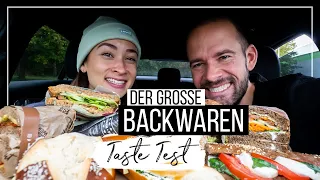 Bäckerei TASTE TEST | Wir bewerten ALLE deftigen belegten BROTE/SANDWICHE + NÄHRWERTE