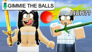 Roblox BLADE BALL VOICE CHAT must be STOPPED