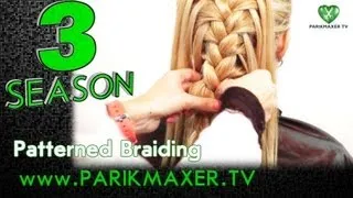 Ажурное плетение волос Patterned braiding parikmaxer tv парикмахер тв