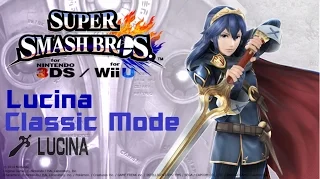 Super Smash Bros For Wii U:Lucina Classic Mode