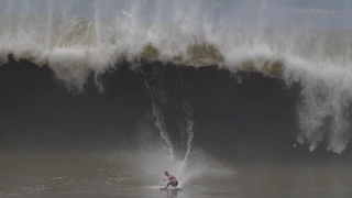 Heaviest Skimboard Wipeout: Brad Domke XXL Puerto Escondido - The Inertia