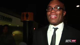 UFC 183: Anderson Silva Backstage Interview