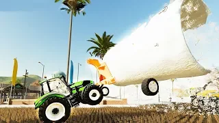 I Destroyed Farming with Excessively Large Equipment - Farming Simulator 19