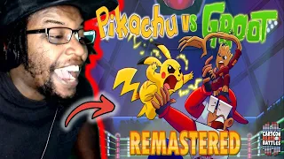 Pikachu vs Groot Remastered - Cartoon Beatbox Battles / DB Reaction