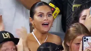 Selena Gomez reaction on Messi