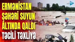 Ermənistanın şimalında DƏHŞƏTLİ FƏLAKƏT: Gürcüstana gedən əsas yollar dağıldı – GÖRÜNTÜLƏR