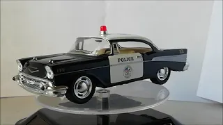 Diecast toy car Chevrolet Bel Air `1957 Police by Kinsmart