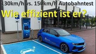 OPEL ASTRA ELECTRIC: Wie (effizient) lässt er sich fahren? 130km/h vs. 150km/h Autobahntest