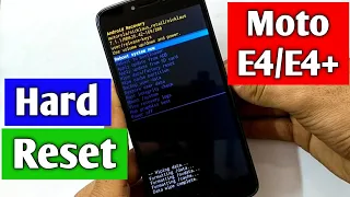 moto E4/E4 plus hard reset|forgot password lock hard reset||@TadrishinfoTech||