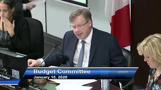 Budget Committee - January 15, 2020 - Part 1 of 2