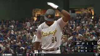 MLB The Show 22 Gameplay: Pittsburgh Pirates vs Milwaukee Brewers - (PS5) [4K60FPS]