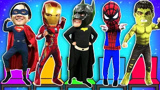Five Little SuperHeroes + More | ToddlerX Kids Songs & Dance | SuperHero Song