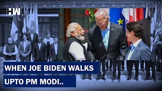 Joe Biden Walks Up To PM Modi At G-7, And Then Pats PM On His Back, Having A Bonus Smile |