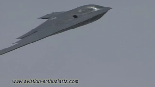 2012 Wings Over Whiteman Air Show B-2 Spirit Flyby (Sunday)