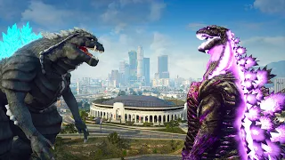 Shin Godzilla Vs Ultima Godzilla Battle ( GTA V Mods )