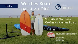 Wingcollege, Wingfoilen I Wingsurfen Boards Teil 2 für Einsteiger Foil und Wings