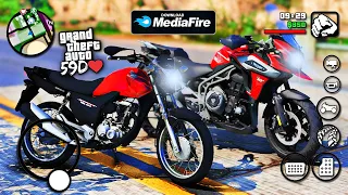 LINKE DIRETO! MELHOR GTA MOTOVLOG COM + DE 80 MOTOS😱TODOS ANDROID 2023 COM CASAS BR, RODOGRAU, SKINS