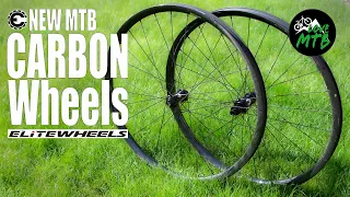 Best Budget CARBON MTB Wheels??? EliteWheels - 29ER PRO36 Review XC, Trail,  AM Wheelset