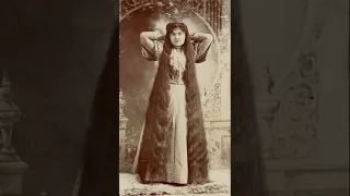 19th century women with very long hair || 1800s photography || Victorian era || historical hair