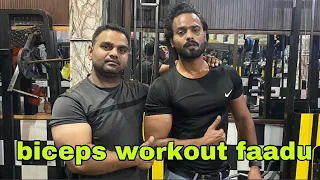 biceps faadu exercise 🥵#fitness