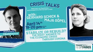 Maja Göpel & Gerhard Schick about economic transformation through the Coronacrisis | 14.04.