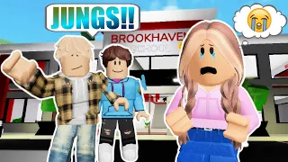 ich bin das EINZIGE MÄDCHEN 👧🏻 in der SCHULE 🏫 in BROOHAVEN 🏡 Roblox Roleplay Story