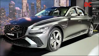 2025 GENESIS G80 Sport 3.5T Facelift, Makalu Gray Matte : 4K Detail Cut #DCUT