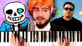 te doy un concierto de memes a piano