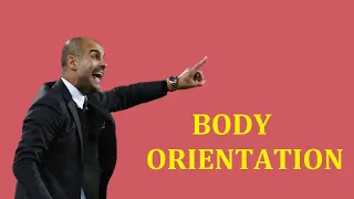 Guardiola Explains : The Right Body Orientation to Receive the Ball in the Half-Spaces (2008)